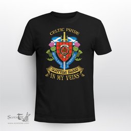 Scottish Darroch Of Gourock Scottish Blood In My Veins - Celtic Pride - Scotland Forever Tshirt Scottish Plaid Tartan Plaid - ScotsTee - scotstee.com