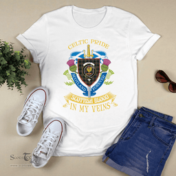 Scottish Lyle Scottish Blood In My Veins - Celtic Pride - Scotland Forever Tshirt Scottish Plaid Tartan Plaid - ScotsTee - scotstee.com