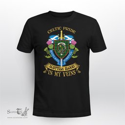 Scottish Kinloch Scottish Blood In My Veins - Celtic Pride - Scotland Forever Tshirt Scottish Plaid Tartan Plaid - ScotsTee - scotstee.com