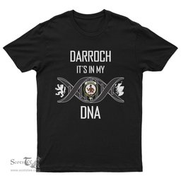 Scottish Darroch It's In My DNA Family Crest DNA In Me Tartan T Shirt Scottish Plaid Tartan Plaid - ScotsTee - scotstee.com
