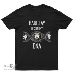 Scottish Barclay It's In My DNA Family Crest DNA In Me Tartan T Shirt Scottish Plaid Tartan Plaid - ScotsTee - scotstee.com