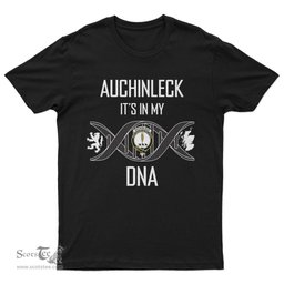 Scottish Auchinleck It's In My DNA Family Crest DNA In Me Tartan T Shirt Scottish Plaid Tartan Plaid - ScotsTee - scotstee.com