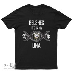 Scottish Belshes It's In My DNA Family Crest DNA In Me Tartan T Shirt Scottish Plaid Tartan Plaid - ScotsTee - scotstee.com
