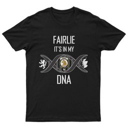 Scottish Fairlie It's In My DNA Family Crest DNA In Me Tartan T Shirt Scottish Plaid Tartan Plaid - ScotsTee - scotstee.com