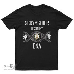 Scottish Scrymgeour It's In My DNA Family Crest DNA In Me Tartan T Shirt Scottish Plaid Tartan Plaid - ScotsTee - scotstee.com