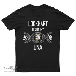 Scottish Lockhart It's In My DNA Family Crest DNA In Me Tartan T Shirt Scottish Plaid Tartan Plaid - ScotsTee - scotstee.com
