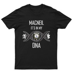 Scottish MacNeil of Colonsay It's In My DNA Family Crest DNA In Me Tartan T Shirt Scottish Plaid Tartan Plaid - ScotsTee - scotstee.com