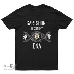 Scottish Gartshore It's In My DNA Family Crest DNA In Me Tartan T Shirt Scottish Plaid Tartan Plaid - ScotsTee - scotstee.com