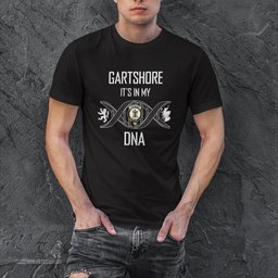 Scottish Gartshore It's In My DNA Family Crest DNA In Me Tartan T Shirt Scottish Plaid Tartan Plaid - ScotsTee - scotstee.com