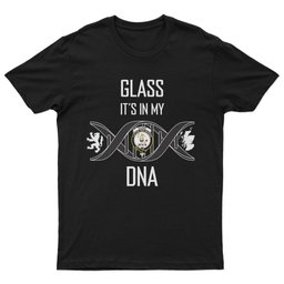 Scottish Glass It's In My DNA Family Crest DNA In Me Tartan T Shirt Scottish Plaid Tartan Plaid - ScotsTee - scotstee.com