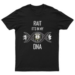 Scottish Rait It's In My DNA Family Crest DNA In Me Tartan T Shirt Scottish Plaid Tartan Plaid - ScotsTee - scotstee.com