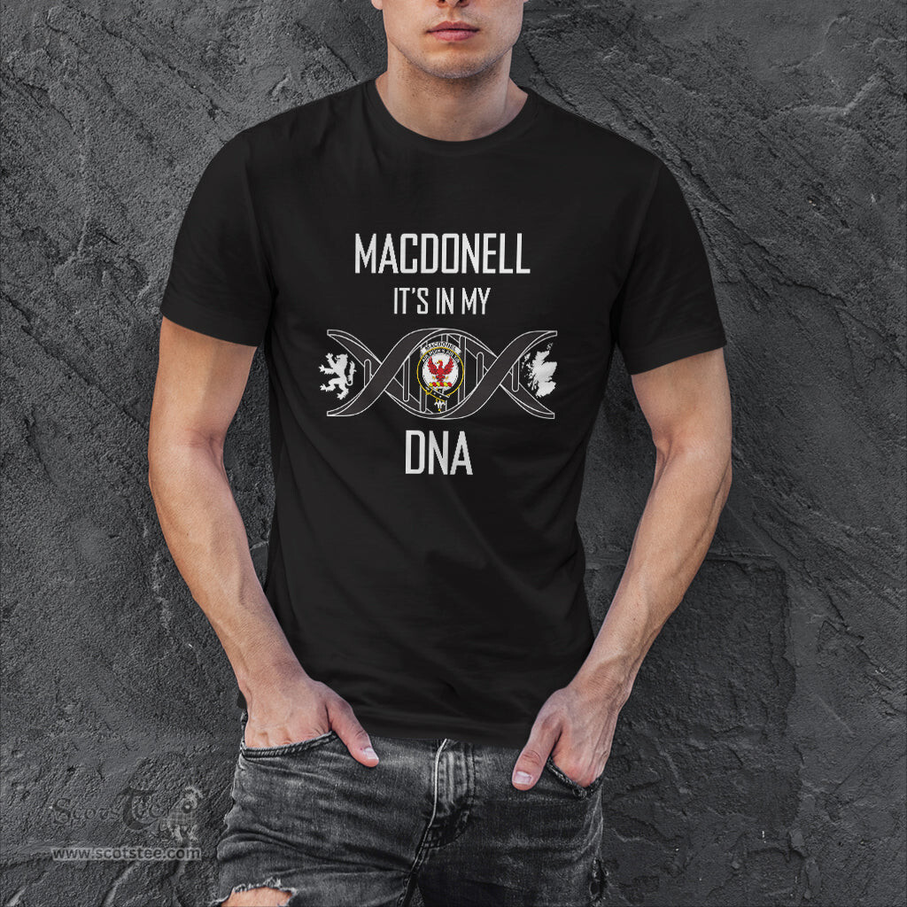 Scottish MacDonell of Keppoch It's In My DNA Family Crest DNA In Me Tartan T Shirt Scottish Plaid Tartan Plaid - ScotsTee - scotstee.com