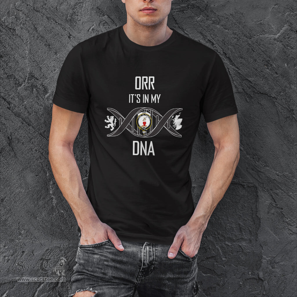 Scottish Orr It's In My DNA Family Crest DNA In Me Tartan T Shirt Scottish Plaid Tartan Plaid - ScotsTee - scotstee.com