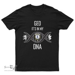 Scottish Ged It's In My DNA Family Crest DNA In Me Tartan T Shirt Scottish Plaid Tartan Plaid - ScotsTee - scotstee.com