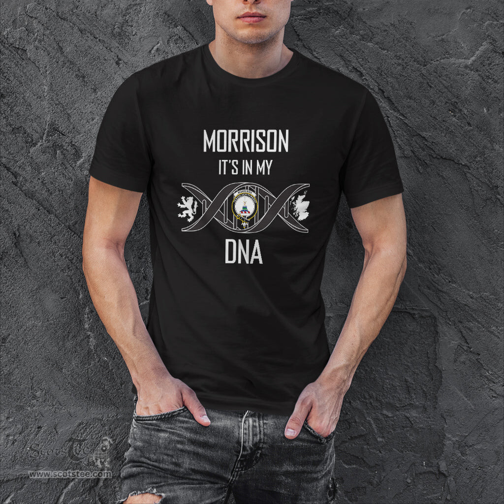 Scottish Morrison It's In My DNA Family Crest DNA In Me Tartan T Shirt Scottish Plaid Tartan Plaid - ScotsTee - scotstee.com