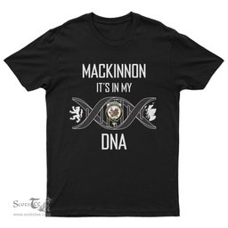 Scottish MacKinnon It's In My DNA Family Crest DNA In Me Tartan T Shirt Scottish Plaid Tartan Plaid - ScotsTee - scotstee.com