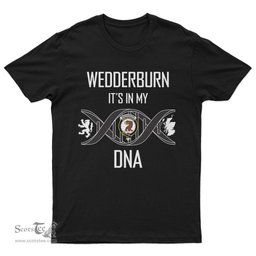 Scottish Wedderburn It's In My DNA Family Crest DNA In Me Tartan T Shirt Scottish Plaid Tartan Plaid - ScotsTee - scotstee.com