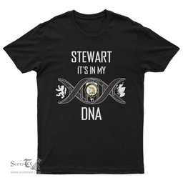 Scottish Stewart of Appin It's In My DNA Family Crest DNA In Me Tartan T Shirt Scottish Plaid Tartan Plaid - ScotsTee - scotstee.com