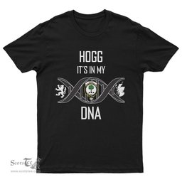 Scottish Hogg It's In My DNA Family Crest DNA In Me Tartan T Shirt Scottish Plaid Tartan Plaid - ScotsTee - scotstee.com