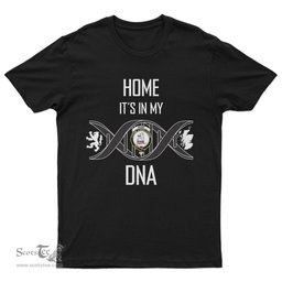 Scottish Home It's In My DNA Family Crest DNA In Me Tartan T Shirt Scottish Plaid Tartan Plaid - ScotsTee - scotstee.com
