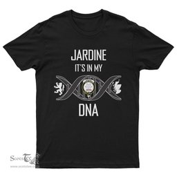 Scottish Jardine It's In My DNA Family Crest DNA In Me Tartan T Shirt Scottish Plaid Tartan Plaid - ScotsTee - scotstee.com