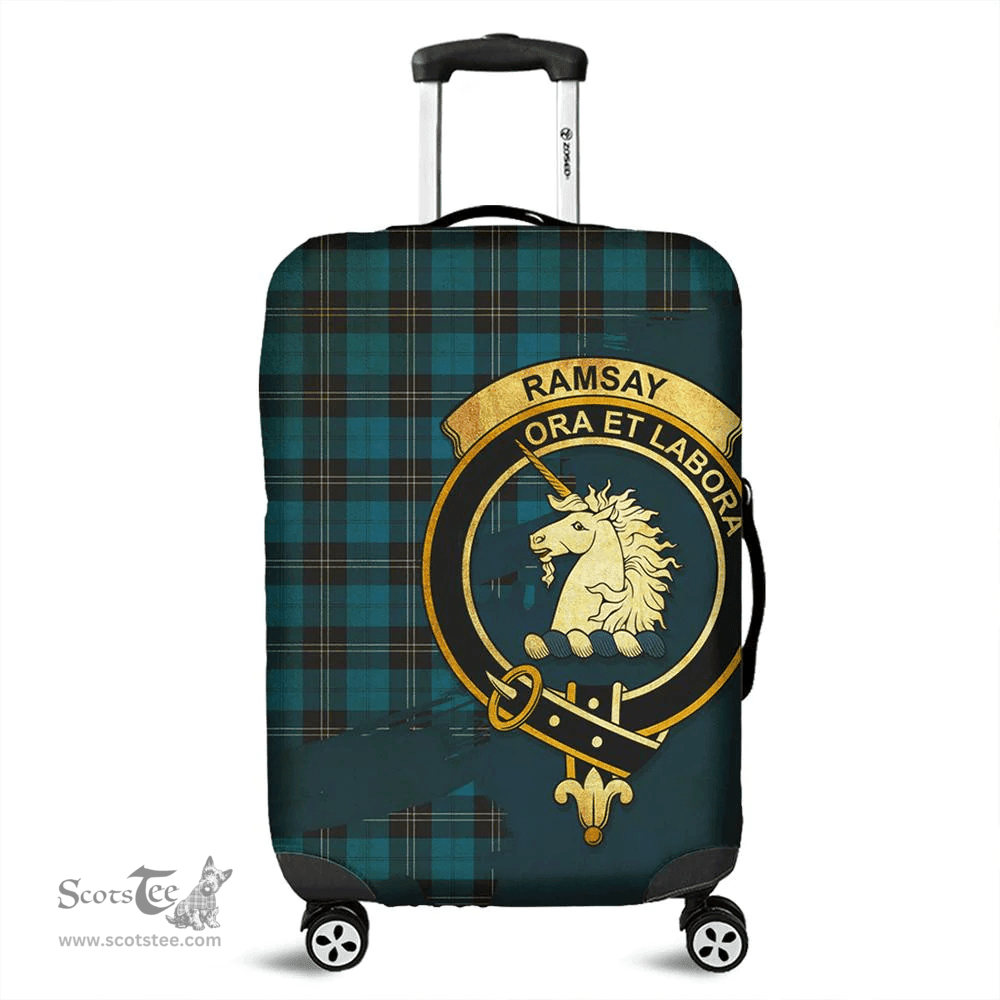 Looking for Scottish Ramsay Blue Ancient Clan Tartan Luggage Cover - Crest Oldest Style? Check out our collection of Tartan Luggage Covers! Shop now at Scottishplaid.co!