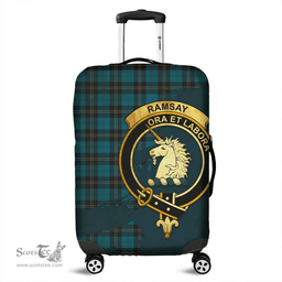 Looking for Scottish Ramsay Blue Ancient Clan Tartan Luggage Cover - Crest Oldest Style? Check out our collection of Tartan Luggage Covers! Shop now at Scottishplaid.co!