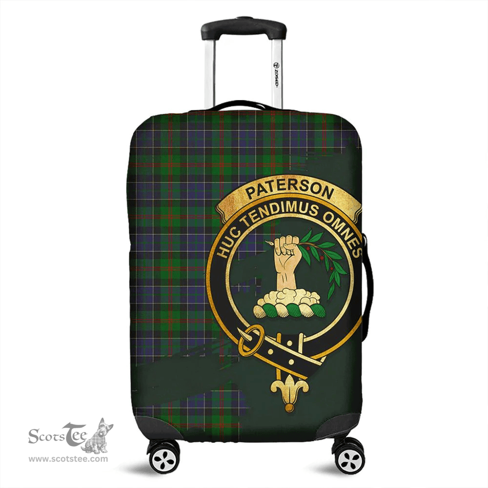 Looking for Scottish Paterson Clan Tartan Luggage Cover - Crest Oldest Style? Check out our collection of Tartan Luggage Covers! Shop now at Scottishplaid.co!