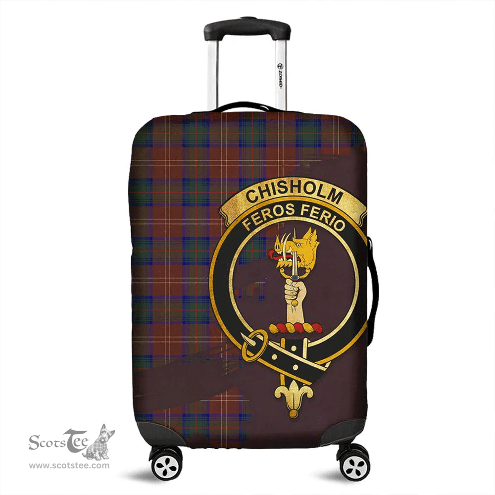 Looking for Scottish Chisholm Hunting Modern Clan Tartan Luggage Cover - Crest Oldest Style? Check out our collection of Tartan Luggage Covers! Shop now at Scottishplaid.co!
