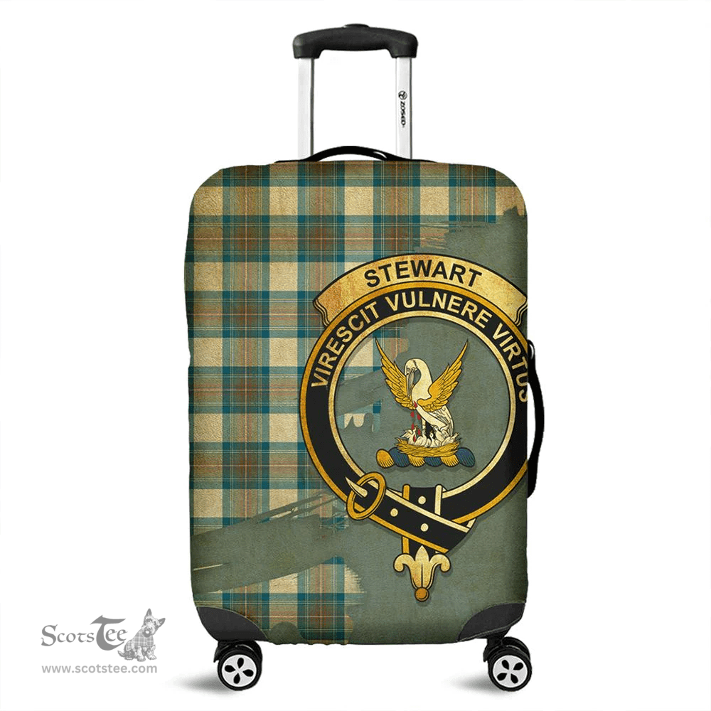 Looking for Scottish Stewart Muted Blue Clan Tartan Luggage Cover - Crest Oldest Style? Check out our collection of Tartan Luggage Covers! Shop now at Scottishplaid.co!