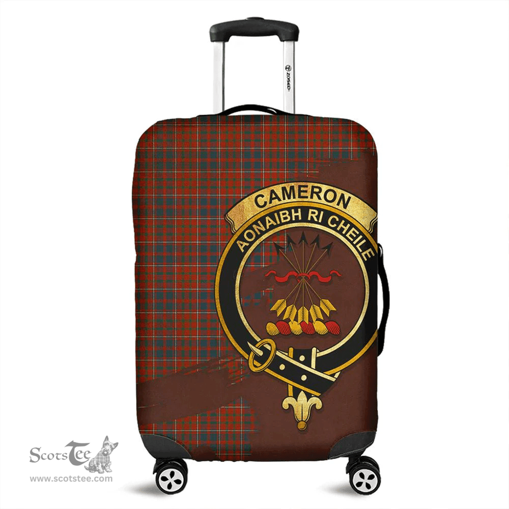 Looking for Scottish Cameron of Lochiel Ancient Clan Tartan Luggage Cover - Crest Oldest Style? Check out our collection of Tartan Luggage Covers! Shop now at Scottishplaid.co!