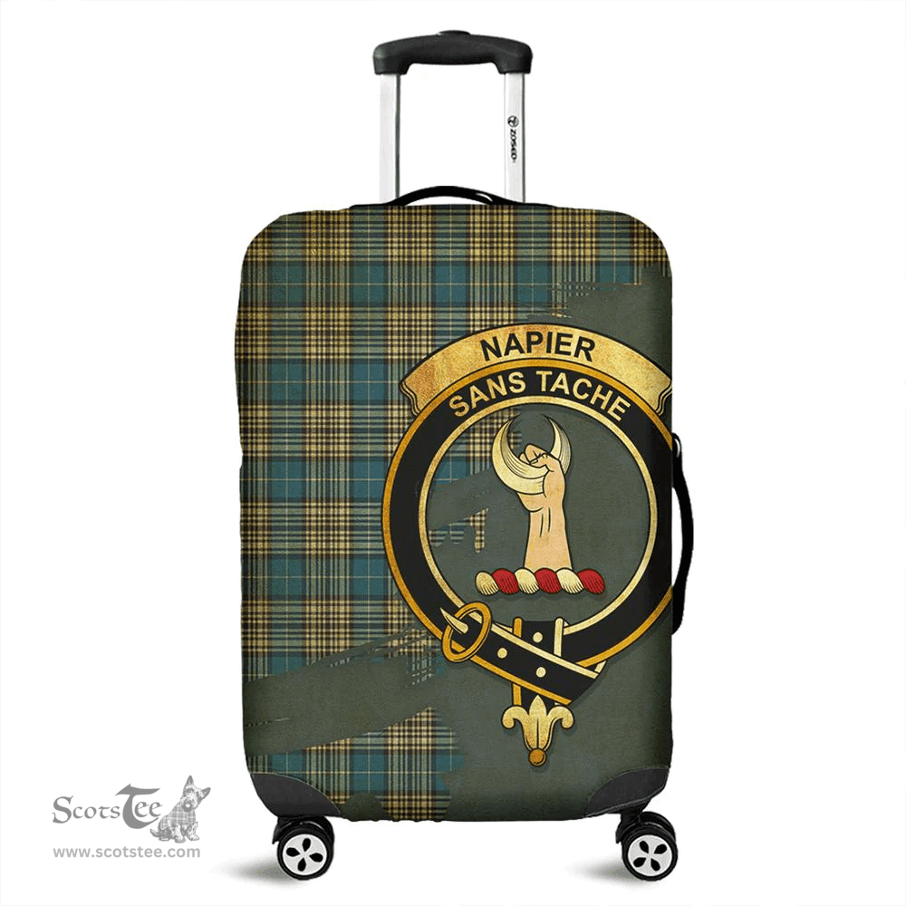 Looking for Scottish Napier Ancient Clan Tartan Luggage Cover - Crest Oldest Style? Check out our collection of Tartan Luggage Covers! Shop now at Scottishplaid.co!