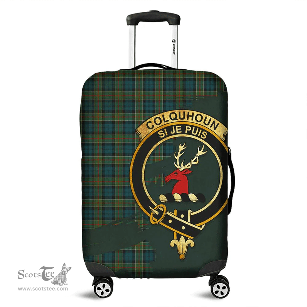 Looking for Scottish Colquhoun Ancient Clan Tartan Luggage Cover - Crest Oldest Style? Check out our collection of Tartan Luggage Covers! Shop now at Scottishplaid.co!