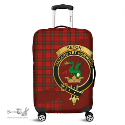 Looking for Scottish Seton Modern Clan Tartan Luggage Cover - Crest Oldest Style? Check out our collection of Tartan Luggage Covers! Shop now at Scottishplaid.co!