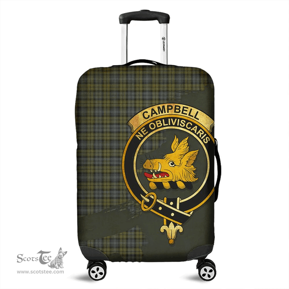 Looking for Scottish Campbell Faded Clan Tartan Luggage Cover - Crest Oldest Style? Check out our collection of Tartan Luggage Covers! Shop now at Scottishplaid.co!
