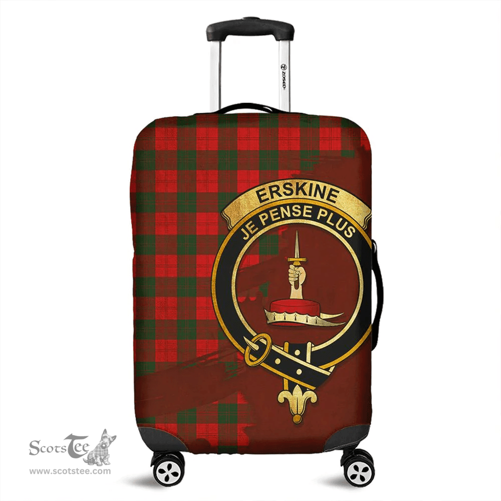 Looking for Scottish Erskine Modern Clan Tartan Luggage Cover - Crest Oldest Style? Check out our collection of Tartan Luggage Covers! Shop now at Scottishplaid.co!
