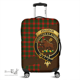 Looking for Scottish Pollock Modern Clan Tartan Luggage Cover - Crest Oldest Style? Check out our collection of Tartan Luggage Covers! Shop now at Scottishplaid.co!