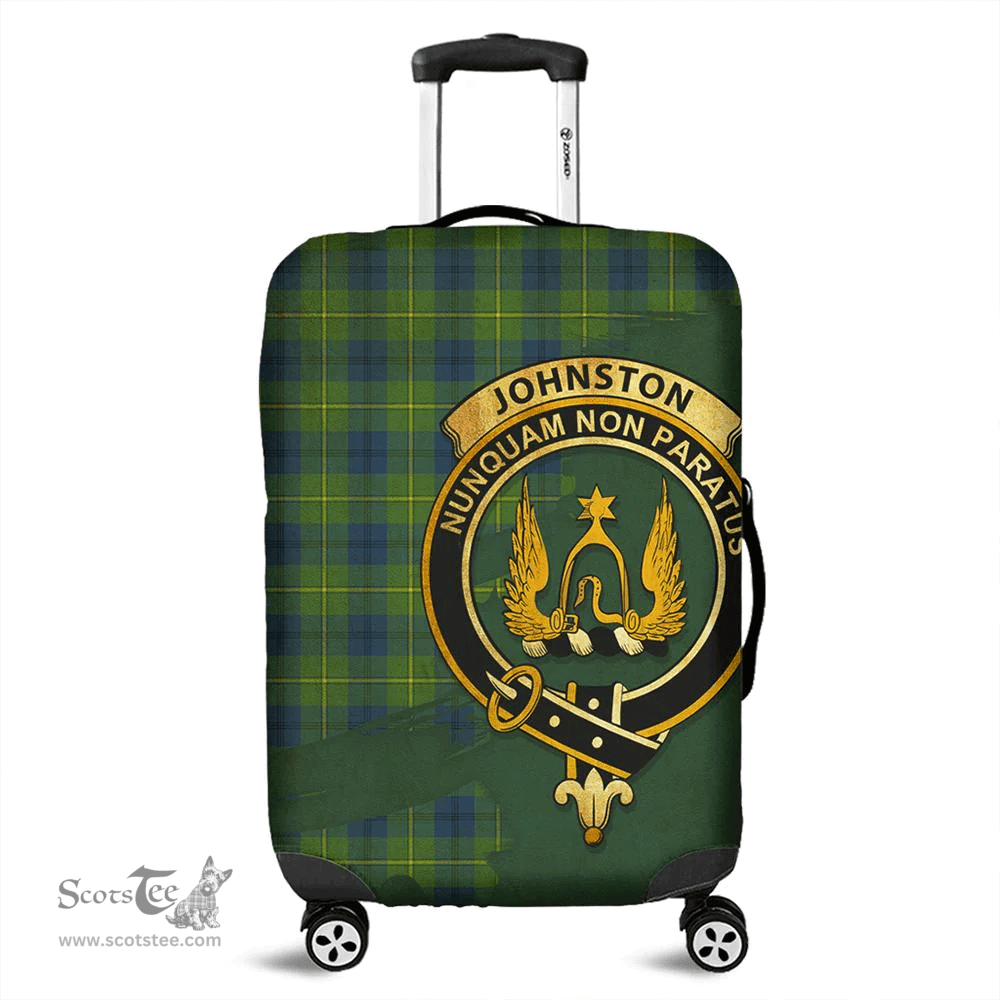 Looking for Scottish Johnston Ancient Clan Tartan Luggage Cover - Crest Oldest Style? Check out our collection of Tartan Luggage Covers! Shop now at Scottishplaid.co!