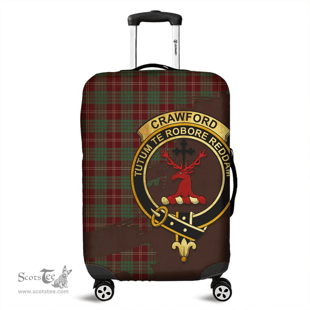 Looking for Scottish Crawford Modern Clan Tartan Luggage Cover - Crest Oldest Style? Check out our collection of Tartan Luggage Covers! Shop now at Scottishplaid.co!