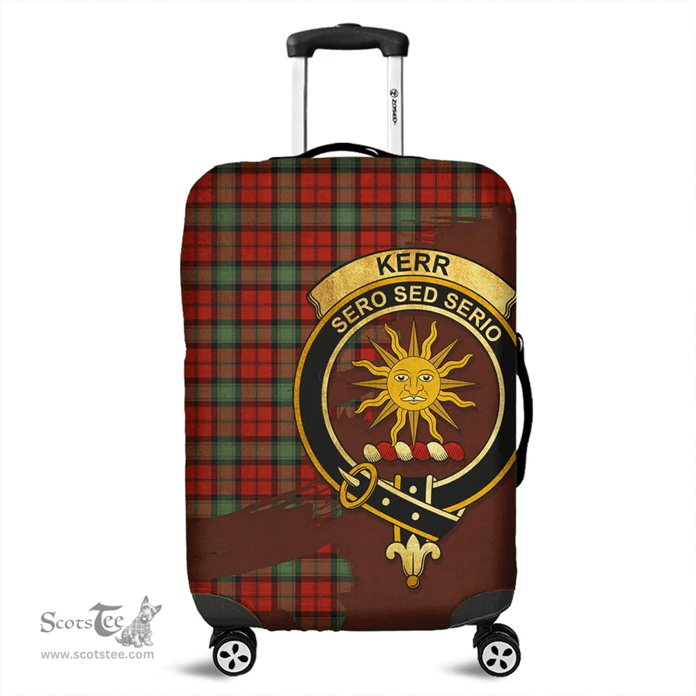 Looking for Scottish Kerr Ancient Clan Tartan Luggage Cover - Crest Oldest Style? Check out our collection of Tartan Luggage Covers! Shop now at Scottishplaid.co!