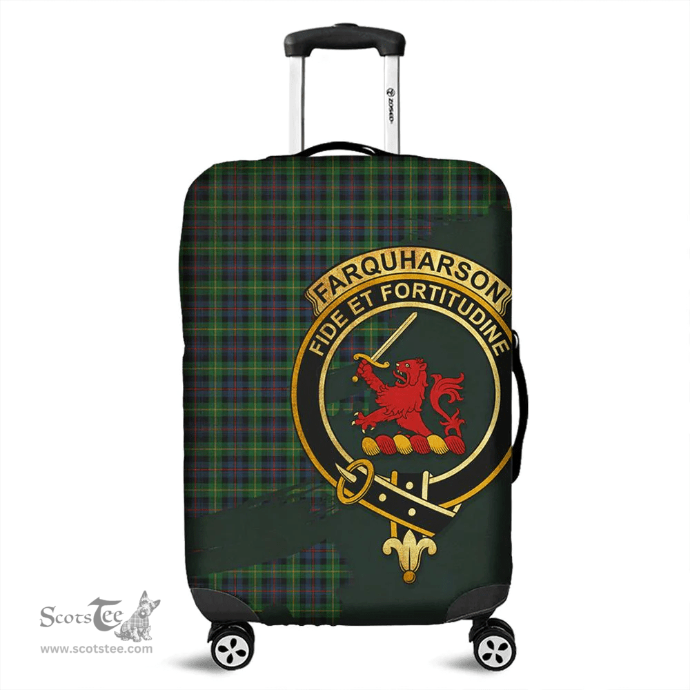 Looking for Scottish Farquharson Ancient Clan Tartan Luggage Cover - Crest Oldest Style? Check out our collection of Tartan Luggage Covers! Shop now at Scottishplaid.co!