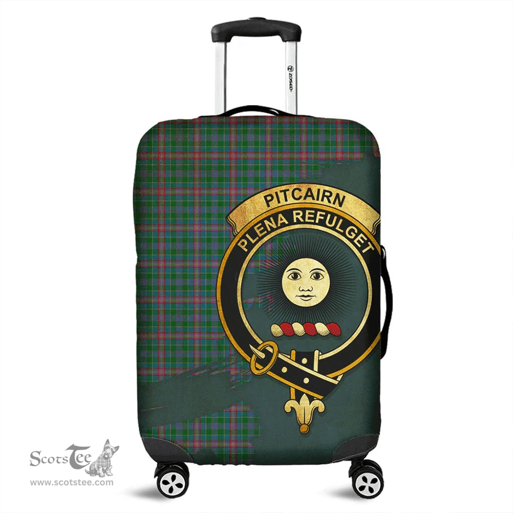 Looking for Scottish Pitcairn Hunting Clan Tartan Luggage Cover - Crest Oldest Style? Check out our collection of Tartan Luggage Covers! Shop now at Scottishplaid.co!