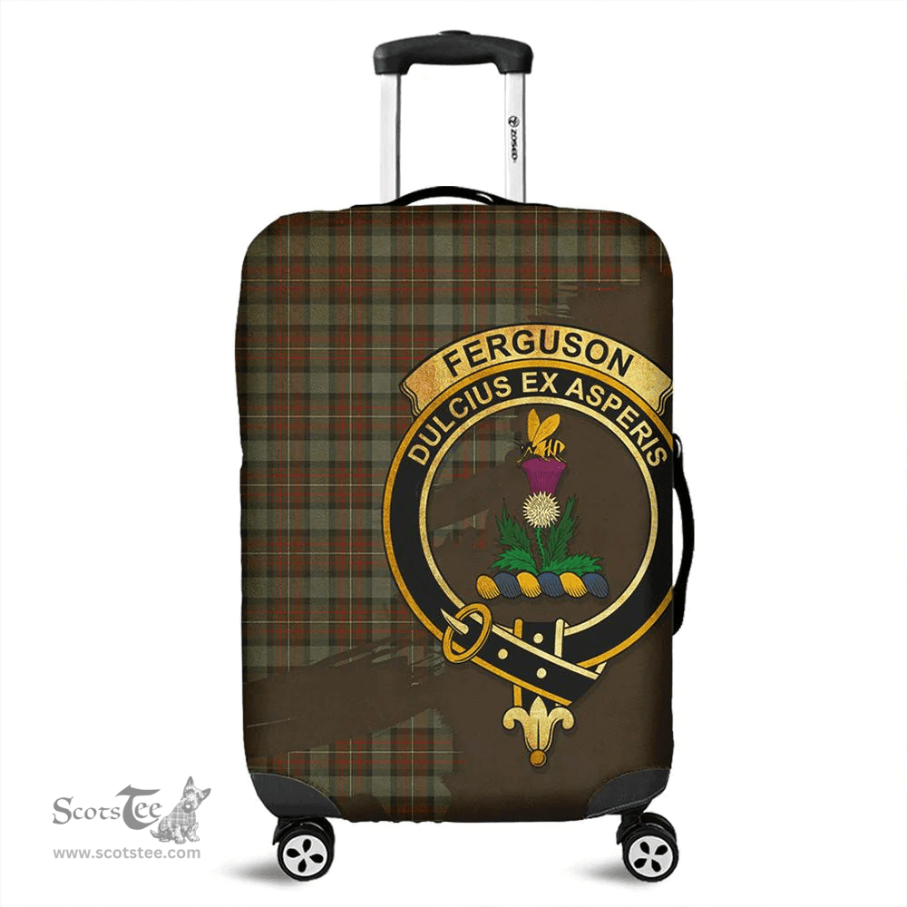 Looking for Scottish Fergusson Weathered Clan Tartan Luggage Cover - Crest Oldest Style? Check out our collection of Tartan Luggage Covers! Shop now at Scottishplaid.co!