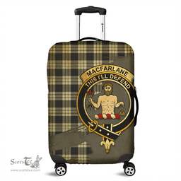 Looking for Scottish MacFarlane Black & White Ancient Clan Tartan Luggage Cover - Crest Oldest Style? Check out our collection of Tartan Luggage Covers! Shop now at Scottishplaid.co!