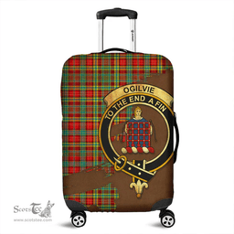 Looking for Scottish Ogilvie Clan Tartan Luggage Cover - Crest Oldest Style? Check out our collection of Tartan Luggage Covers! Shop now at Scottishplaid.co!