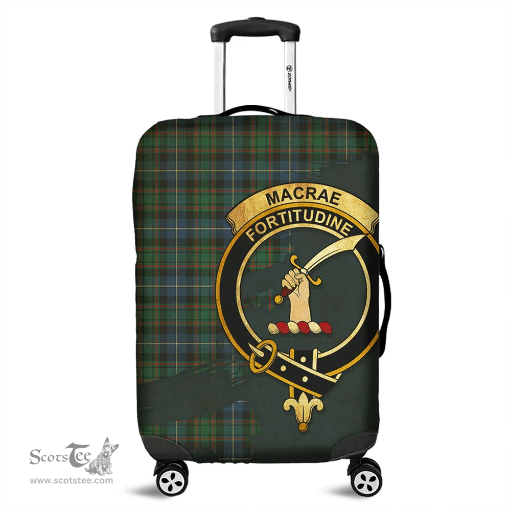 Looking for Scottish MacRae Hunting Ancient Clan Tartan Luggage Cover - Crest Oldest Style? Check out our collection of Tartan Luggage Covers! Shop now at Scottishplaid.co!