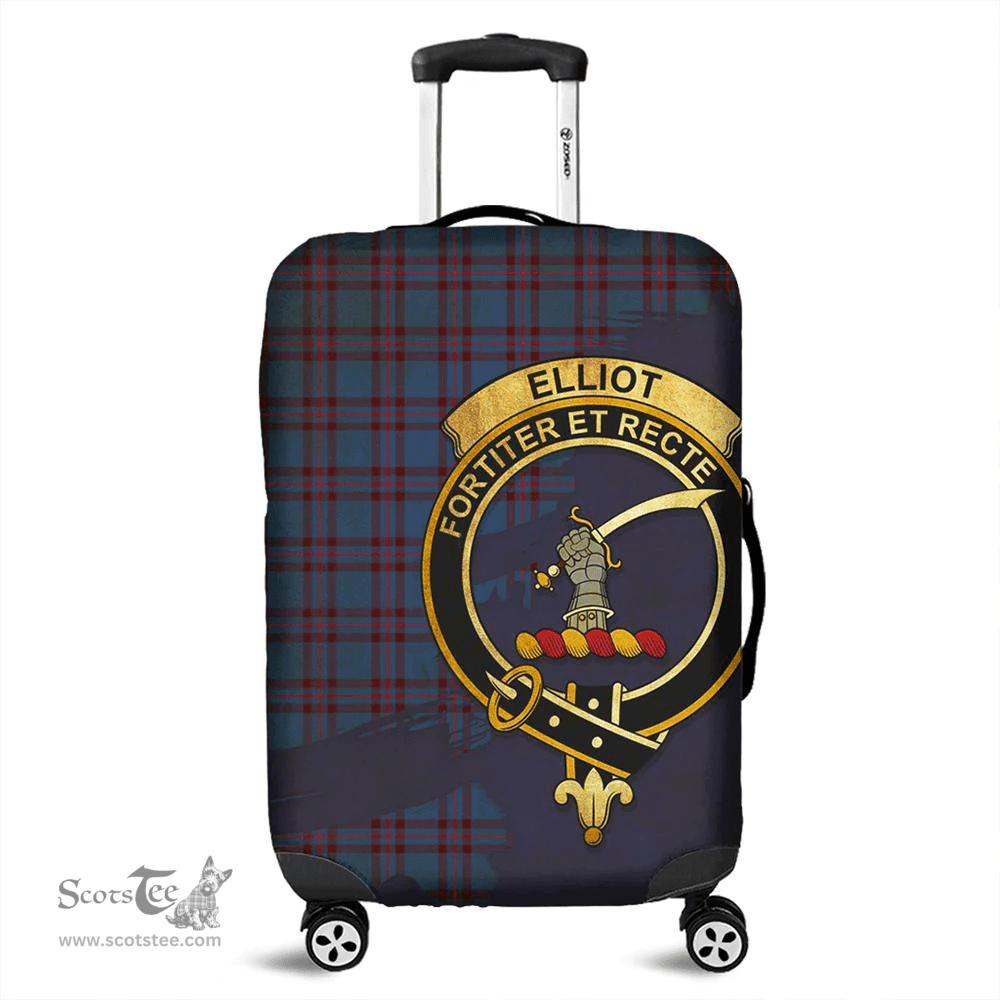 Looking for Scottish Elliot Modern Clan Tartan Luggage Cover - Crest Oldest Style? Check out our collection of Tartan Luggage Covers! Shop now at Scottishplaid.co!