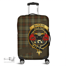 Looking for Scottish MacLeod of Harris Weathered Clan Tartan Luggage Cover - Crest Oldest Style? Check out our collection of Tartan Luggage Covers! Shop now at Scottishplaid.co!
