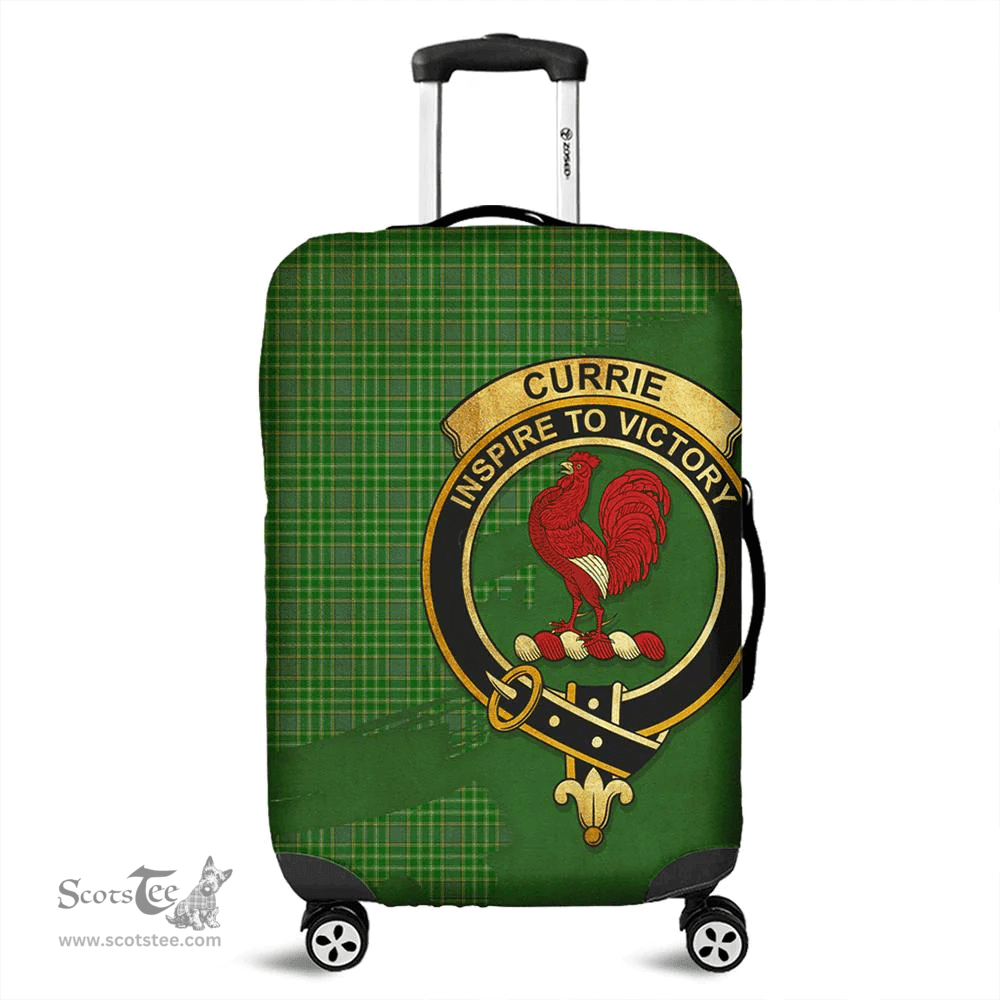 Looking for Scottish Currie Clan Tartan Luggage Cover - Crest Oldest Style? Check out our collection of Tartan Luggage Covers! Shop now at Scottishplaid.co!