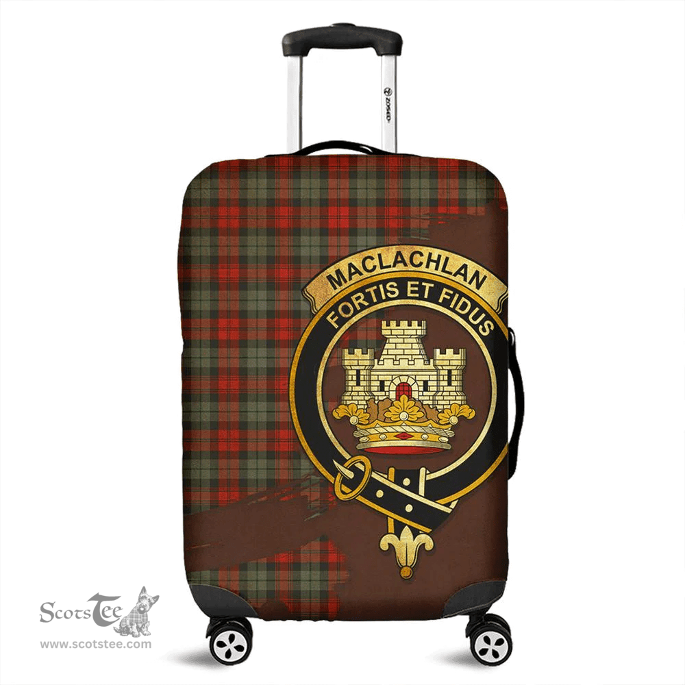 Looking for Scottish MacLachlan Weathered Clan Tartan Luggage Cover - Crest Oldest Style? Check out our collection of Tartan Luggage Covers! Shop now at Scottishplaid.co!